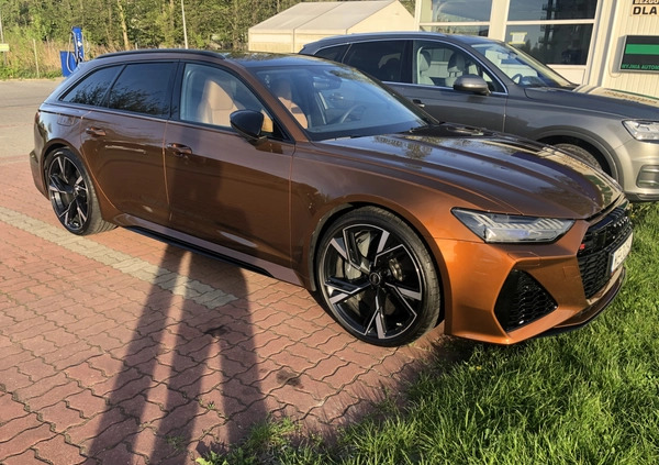 Audi RS6 cena 425000 przebieg: 133000, rok produkcji 2021 z Warszawa małe 232